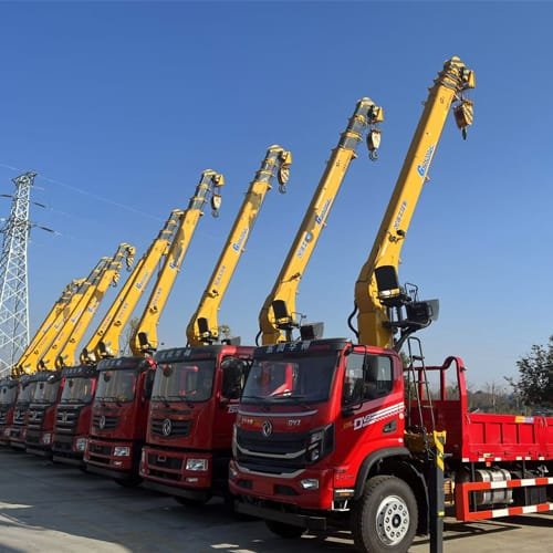 เครนติดรถบรรทุก